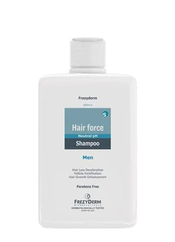 Frezyderm Hair Force Shampoo Men - Ανδρικό σαμπουάν κατά της τριχόπτωσης με ουδέτερο pH και ενίσχυση της τρίχας